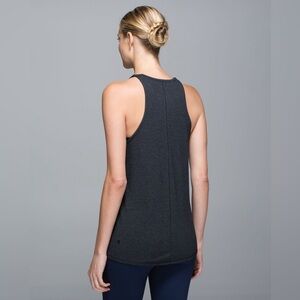 Lululemon Find Your Zen Tank Heathered Black Women Size 6?